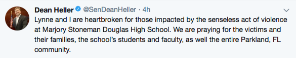Dean Heller, being fill of shit.## Heading ##